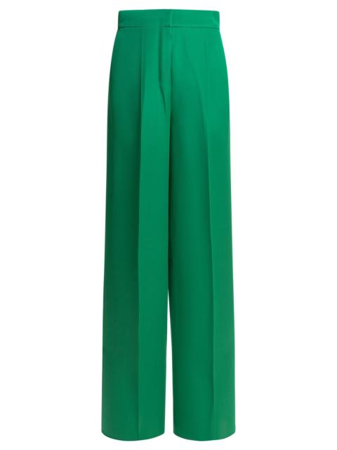 Other Designers Max Mara Pianoforte Silk Tailored Pants