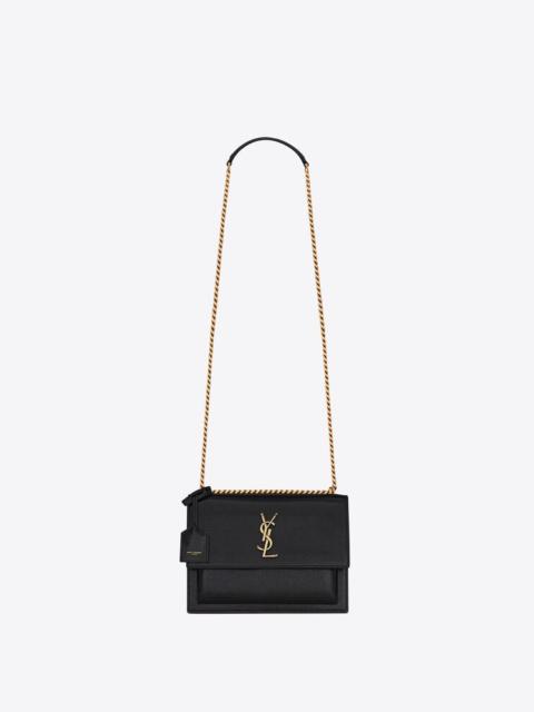 Saint Laurent Women Medium Sunset Leather Chain Bag