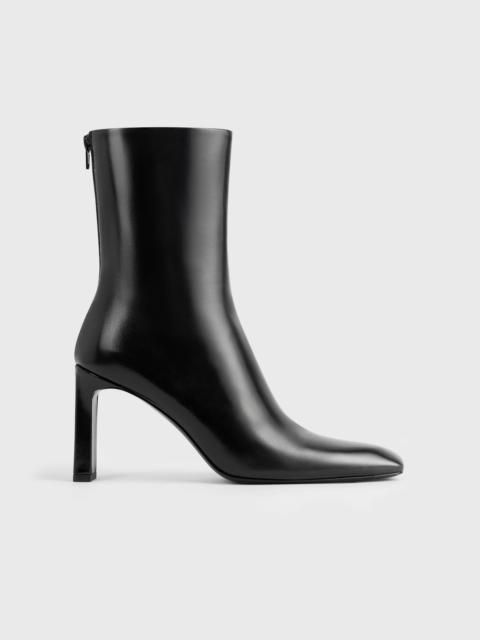 TOTEME Bar glossy leather boots black