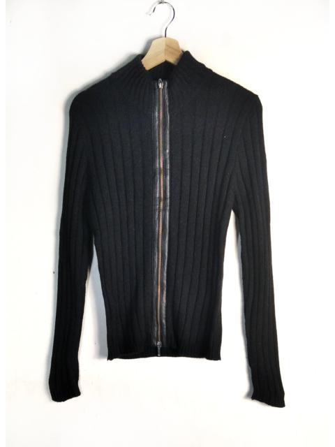 Other Designers Comme Ca Ism - Comme Ca Full Black Zipper Wool Knitwear