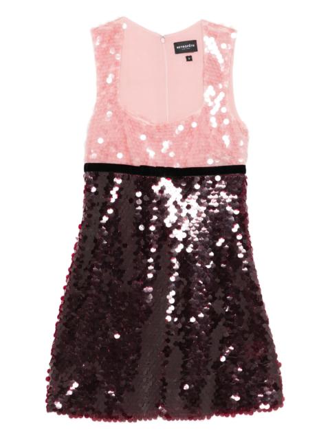 RETROFÊTE Amethyst sequin mini dress