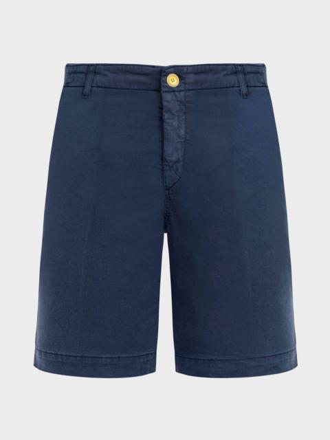 Vilebrequin Men Tencel Satin Bermuda Shorts Solid