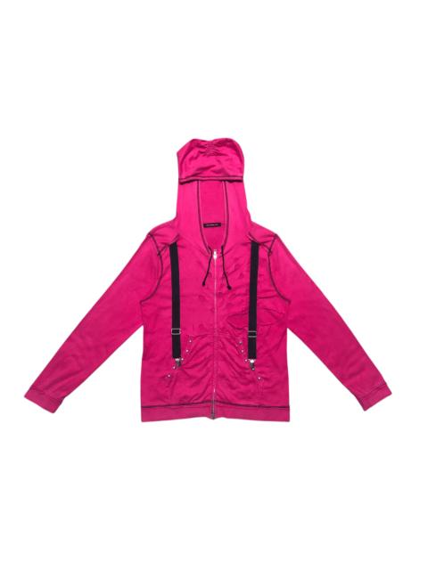 Other Designers If Six Was Nine - Algonquins PinkHoodie Zipper Seditionaries Style Distressed