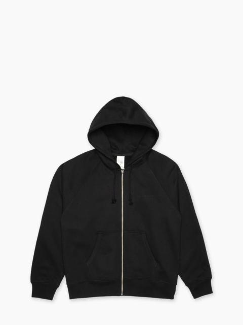 Nudie Jeans NUDIE JEANS GUNDE LOGO ZIP BLACK