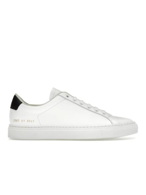 Common Projects Retro Low White Black