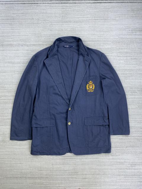 Ralph Lauren Vtg 80s Polo Ralph Lauren Embroidery Logo Coat Jacket