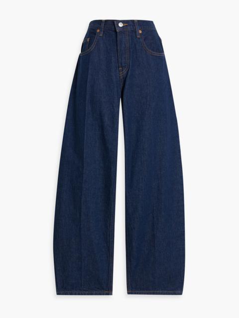 RE/DONE High-rise barrel-leg jeans