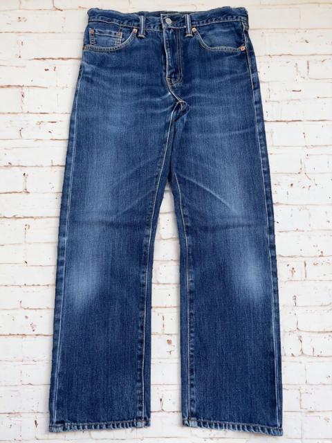 Other Designers Vintage - Levis 505 Blue Washed Distressed Denim