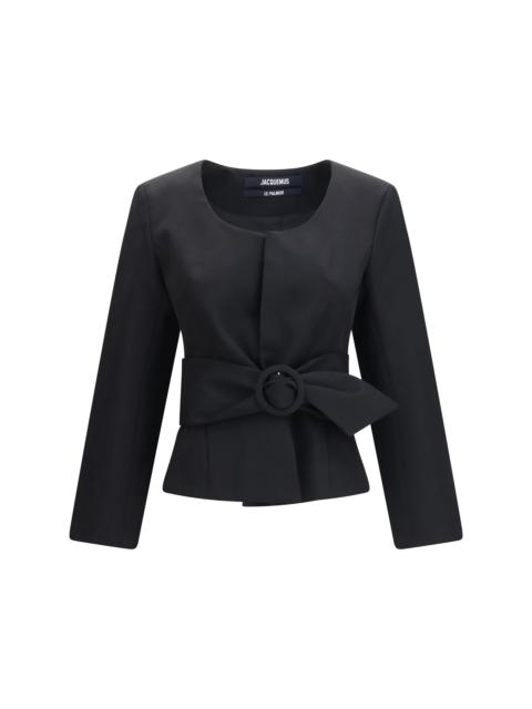 JACQUEMUS Jacquemus Miami Wool Jacket Black