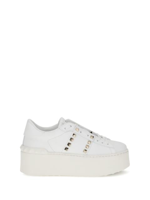 Valentino Valentino Garavani Women Rockstud Untitled Flatform Sneakers