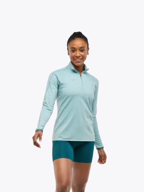 HOKA Women's GlideTech Quarter Zip in Druzy
