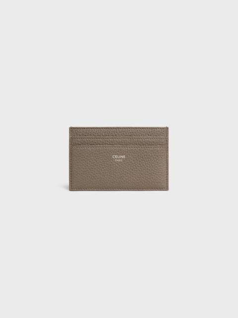 CELINE CARD HOLDER IN GRAINED CALFSKIN