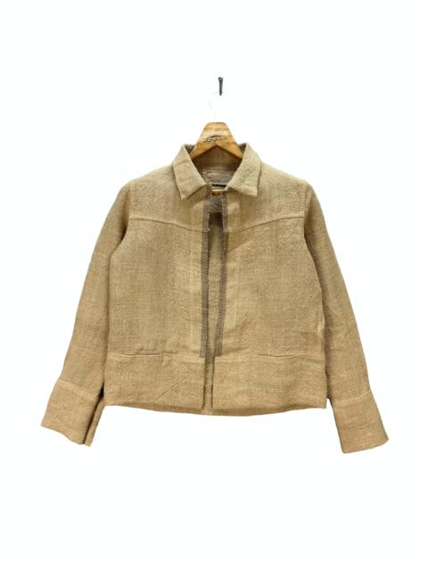 Other Designers Japanese Brand - RARE🔥 BUTTON LESS KENAF JACKET #7937-191