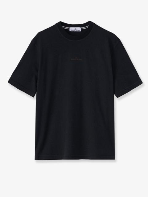 Stone Island Stone Island Cotton T-Shirt Blue Men
