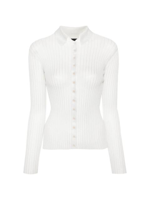 PINKO button-up knitted top
