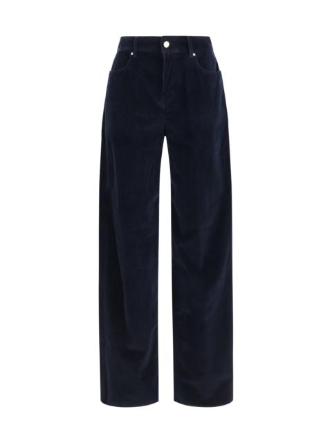Max Mara Studio Max Mara Studio Fragola Corduroy Pants Blue