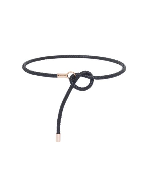 GABRIELA HEARST Rope Belt black