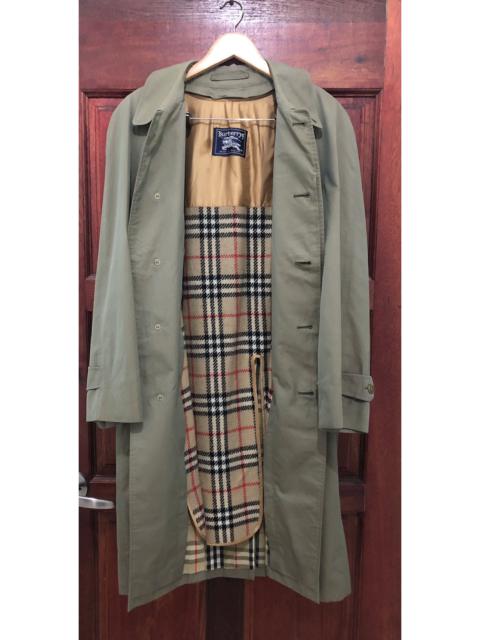 Vintage Burberry Trench Coat Single Breasted Novacheck