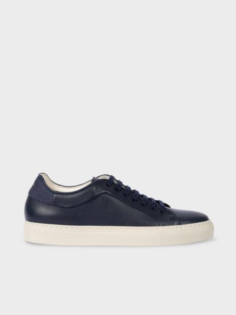 Paul Smith Navy Leather 'Basso' Trainers