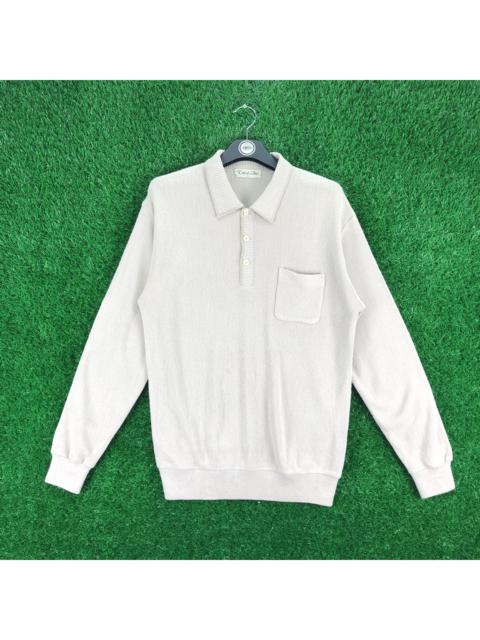 Other Designers Vintage - Vintage 90's Knit Polo Shirt Single Pocket by Tricot Dor