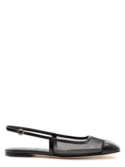 Aeyde Geraldine Mesh Slingback Ballet Flats