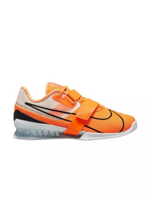 Nike Romaleos 4 "Total Orange/Black/White" Unisex Training Shoe
