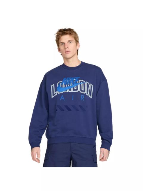 Nike Air Men's "London" Fleece Crew -Blue