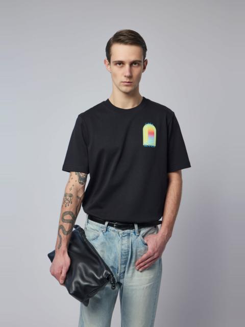 CASABLANCA Black Jersey T-shirt