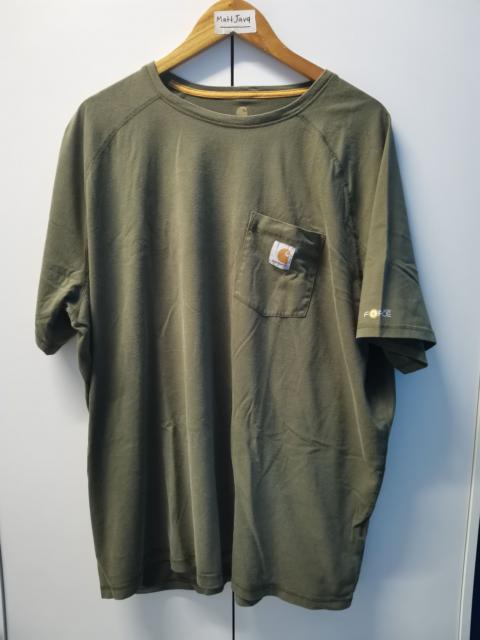 Other Designers Vintage Carhatt Relaxed Fit Single Pocket Tee Army Green