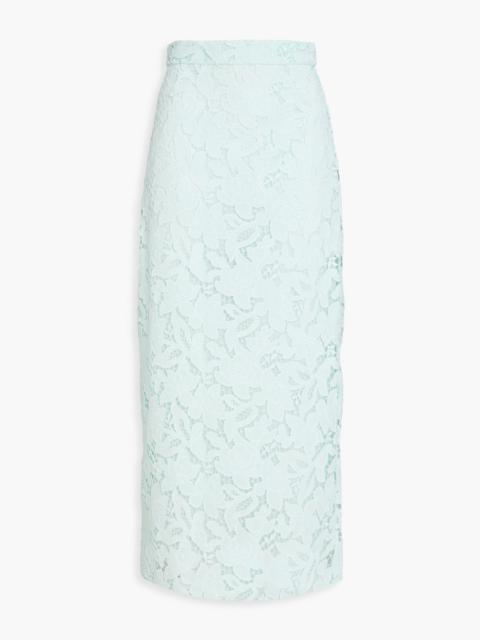 Zimmermann Guipure lace midi pencil skirt