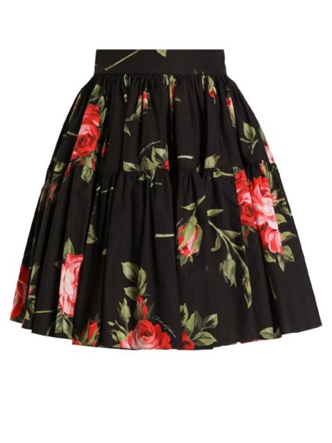 Dolce & Gabbana Dolce & Gabbana Women Miniskirt With "Bouquet" Print