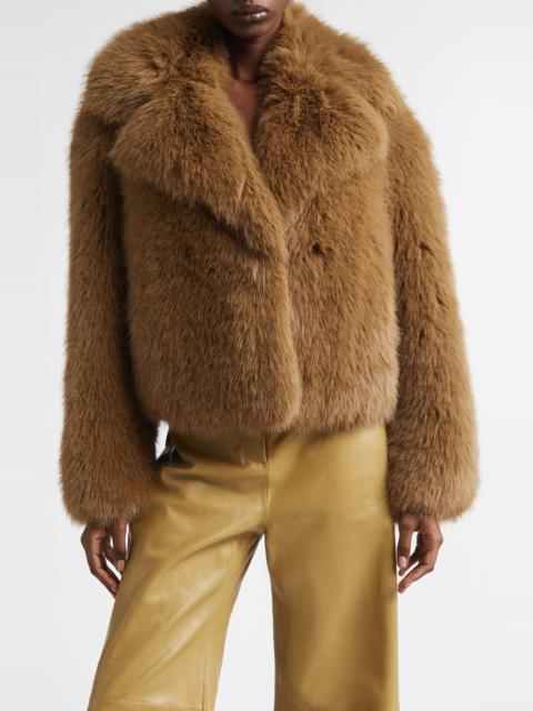 STAND STUDIO Stand Studio Samara Faux Fur Jacket in Sand at Nordstrom