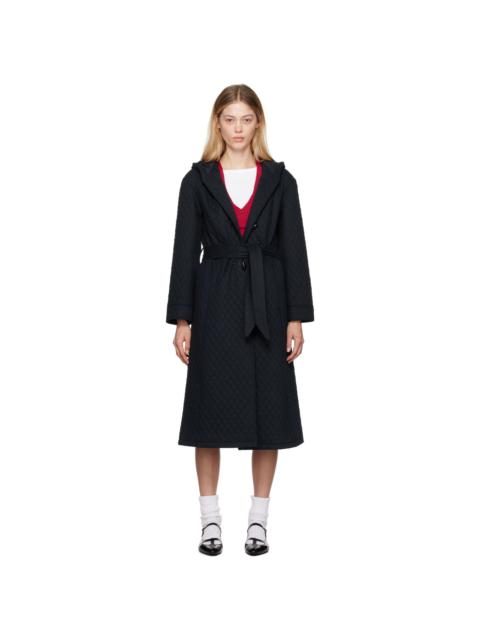 A.P.C. Navy Katie Holmes Edition Ella Coat