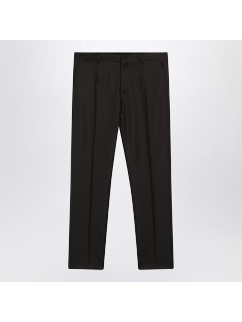 Dolce & Gabbana Dolce&Gabbana Brown Wool Trousers Men