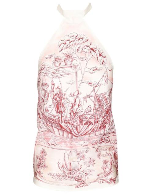 FERRAGAMO Ferragamo Women Top Foulard With Ethnic Print