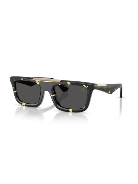 Burberry Burberry Grey Rectangular Men's Sunglasses BE4451U 410687 54