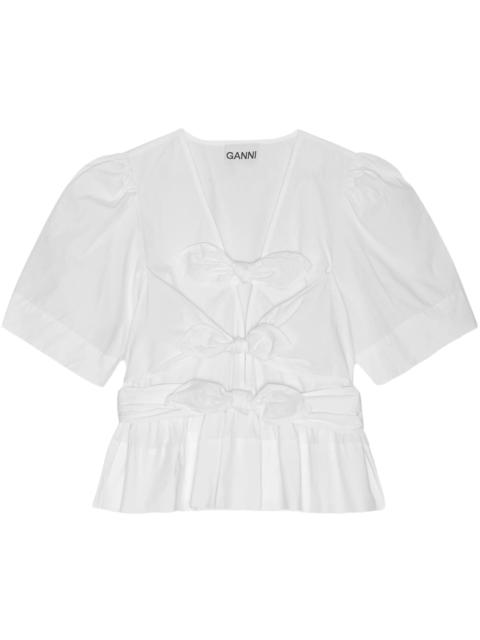 GANNI Peplum Blouse
