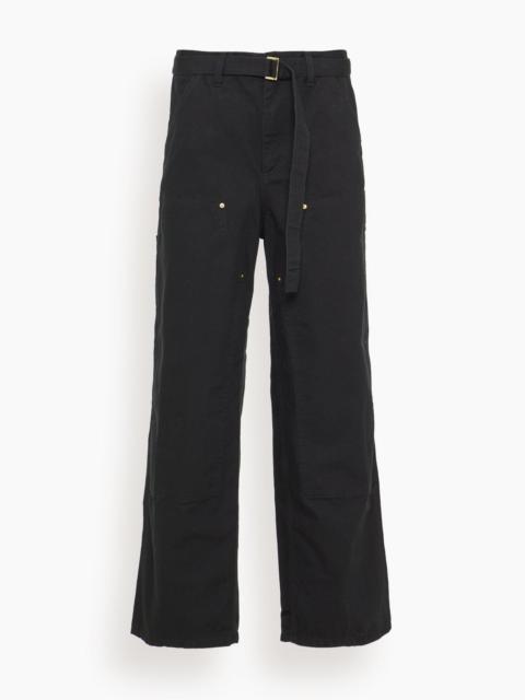 sacai Carhartt WIP Duck Pants in Black