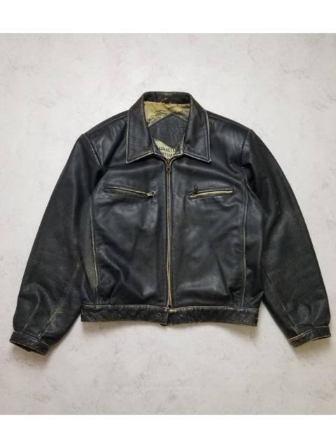 Other Designers Other - Vintage Trapper Motorcycle Vera Pelle Leather Jacket
