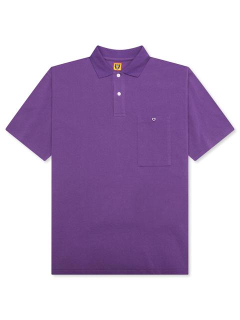 Human Made BIG POLO SHIRT - PURPLE
