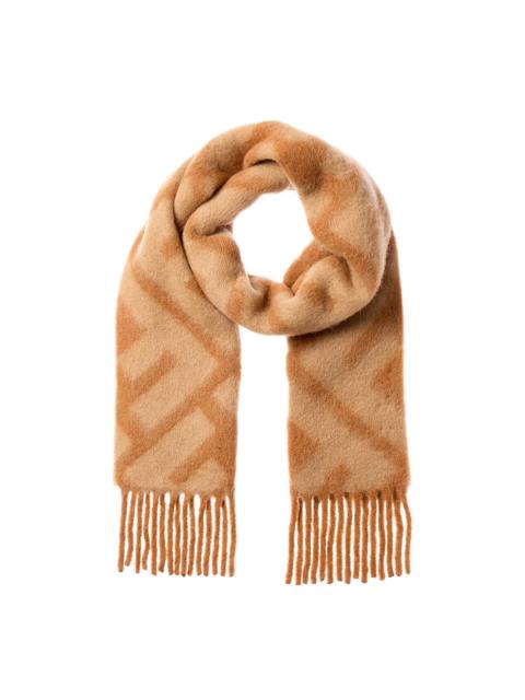 FENDI FENDI FF Alpaca & Wool-Blend Scarf