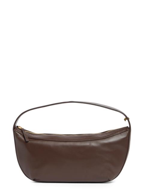 STAUD STAUD Demy Convertible Leather Shoulder Bag in Espresso at Nordstrom