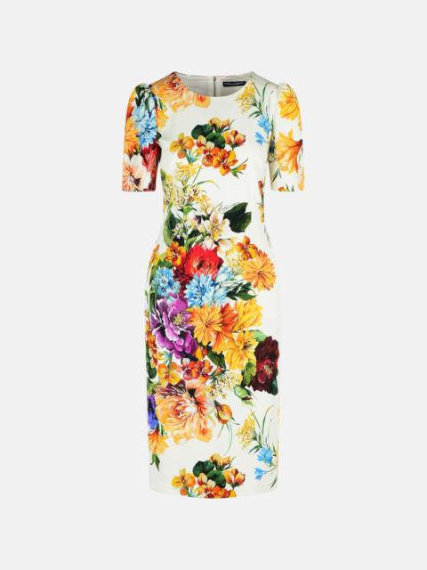 Dolce & Gabbana BOUQUET PRINT 'CRETONNE' DRESS