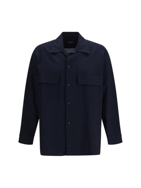 GIORGIO ARMANI Giorgio Armani Men Cotton Shirt With Classic Collar