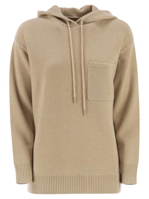 Max Mara Maxmara Women Liana - Wool And Cashmere Hooded Sweatshirt