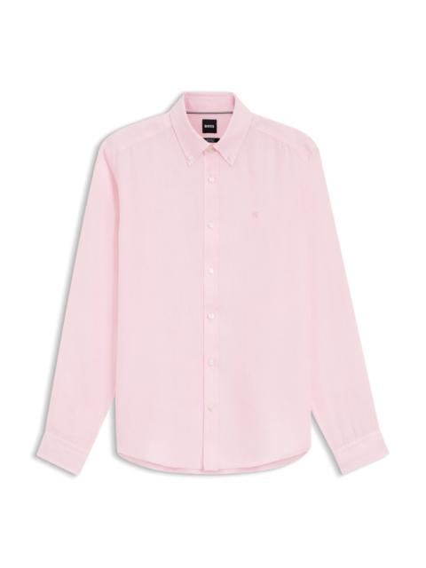 BOSS REGULAR-FIT SHIRT IN LINEN