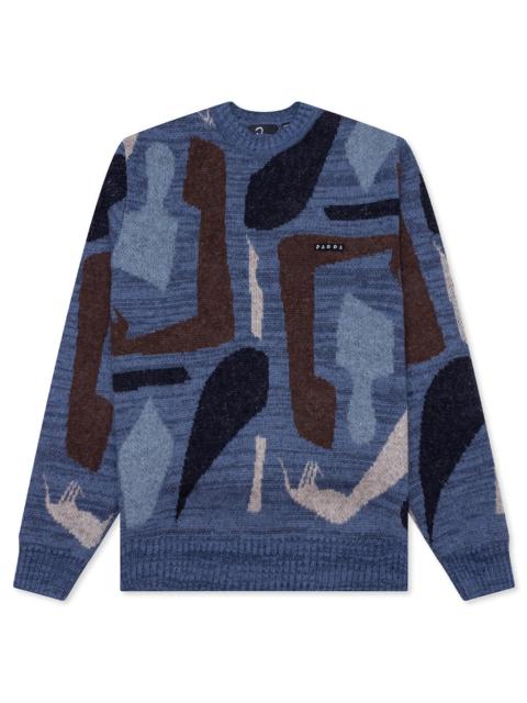 by Parra DETACHED KNITTING PULLOVER - BLUE