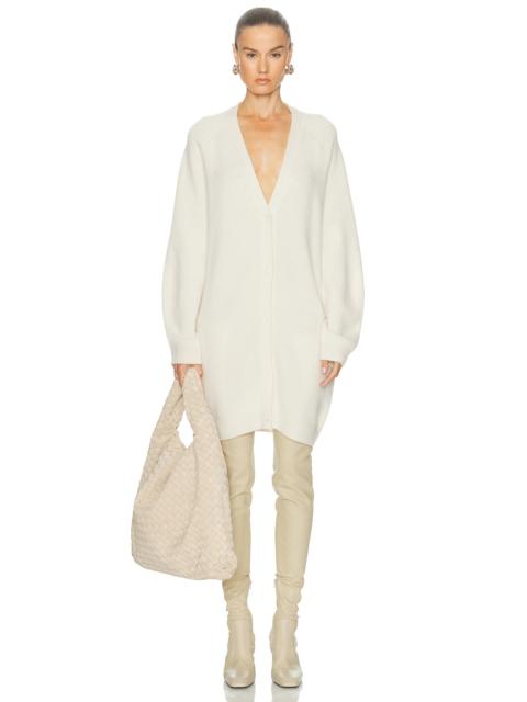 LAPOINTE Organic Cashmere Oversized Raglan Cardigan