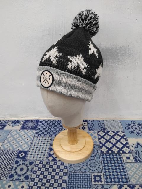Archival Clothing - Ocean Pacific black white beanie hat