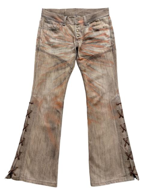 Other Designers Tornado Mart - Flare TornadoMart Japan Distressed Lowrise Denim Jeans 34x32